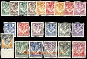 72957 - 1938 complete set 21 pcs of stamp.  SG.25-45 (Mi.25-45), ver