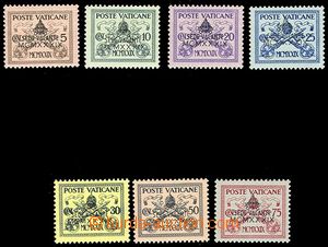 72979 - 1939 Mi.73-79, overprint, by/on/at Mi.74 small fold in paper