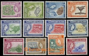 73010 - 1957-58 complete set 11 pcs of stamp. Mi.20-30 (SG.18-28) + 