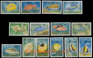 73069 - 1992 Mi.619-32 Fishes, complete set., mint never hinged, c.v
