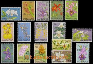 73078 - 1974 Mi.365-380, Orchideje, kompletní série 16 kusů, svě
