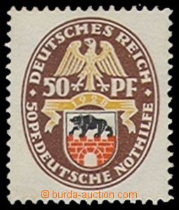 73173 - 1928 Mi.429Y, coats of arms, highest value 50Pf, c.v.. 170