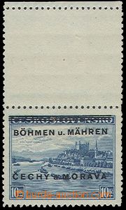 73391 - 1939 Pof.19KH, Bratislava 10CZK, upper coupon with margin, w