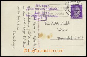 73731 - 1942 KLV LAGER  pohlednice Podhradí n. Dyjí, razítko dět