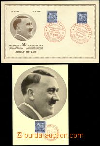 73877 - 1939 pamětní obálka a pohlednice s PR1b  a 2x PR3c, nepou