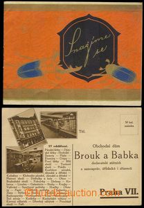 74009 - 1930 reklamní materiály firmy Brouk a Babka, 1x brožura s