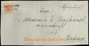 74050 - 1852? front side of letter with issue I 3 Kreuzer, c.v.. Fer