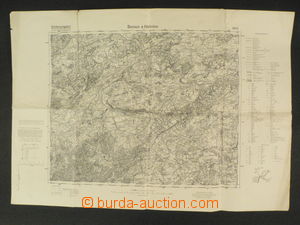 74242 - 1936 BEROUN, HOŘOVICE - map special map, military, 1:75000,