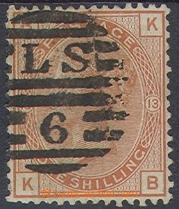 74349 - 1880 Mi.53, 1Sch, wmk flower, significant postmark, short te