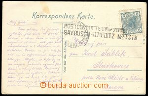 74484 - 1902 postcard Bielitz with postmark POSTCONDUCTER in zuge, S