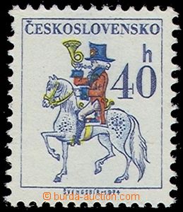 74555 - 1974 Pof.2112xa, Postal emblems - postilion, paper without o