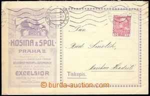 74661 - 1913 commercial envelope with additional-printing advertisin