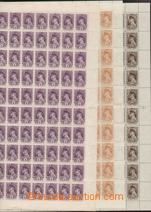 74769 - 1945 Pof.381-386, Moscow-issue, set 6 pcs of complete 100-st