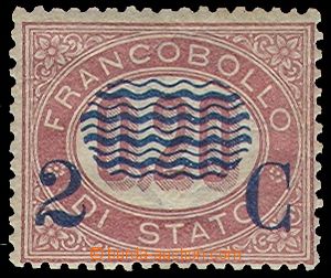 74836 - 1878 Mi.31, overprint 2c/0,20L, rare stamp!, c.v.. 750€, c
