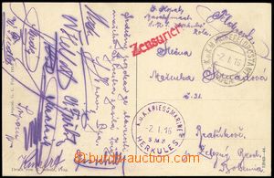 74938 - 1916 S.M.S. HERKULES K.u.K.. Kriegsmarie/ 2.I.16, round viol