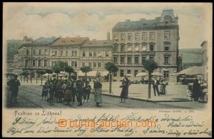 75304 - 1900 ŽIŽKOV - Prokopovo square, people; long address, Us, 