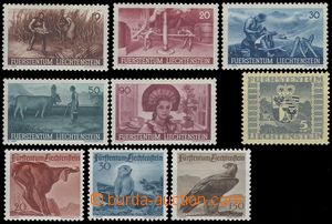 75349 - 1941-47 comp. of stamps Mi.192-196, 243, 253-155, nice quali