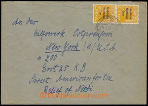 75579 - 1948 SOWJETISCHE ZONE  dopis zaslaný do USA, vyfr. zn. Mi.1