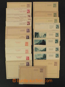75789 - 1939-44 BOHEMIA-MORAVIA  collection 72 pcs of Un p.stat with
