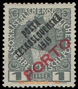 75887 -  Pof.83, Postage due stmp overprint PORTO, in upper part gen