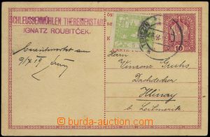 75944 - 1919 CPŘ1, předběžná rakouská mezinárodní dopisnice 