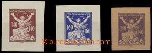 76028 - 1920 ZT hodnoty 140h a 160h celinových známek pro potrubn