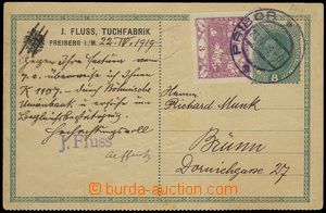 76218 - 1919 CPŘ3 Pa, 8h Charles with perf for typewriter and priva