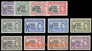 76317 - 1952 Mi.1-12, overprint, c.v.. 160€