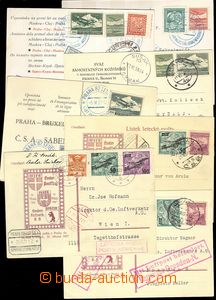 76521 - 1927-37 CZECHOSLOVAKIA 1918-39  comp. 7 pcs of air-mail celi