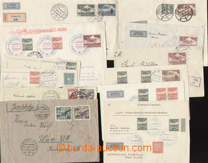 76522 - 1927-37 CZECHOSLOVAKIA 1918-39  comp. 12 pcs of airmail enti