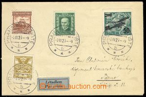76566 - 1929 air-mail letter sent from Prague to Brno, with Pof.146,