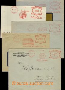 76642 - 1940-45 comp. 5 pcs of out of Prague meter stmp, Schnabel No
