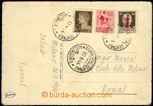 76662 - 1944 pohlednice zaslaná jako R, vyfr. zn. Reppublica Social