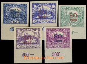 76992 -  Pof.SO13, 19, 20, 21 and 23, all with lower margin of sheet