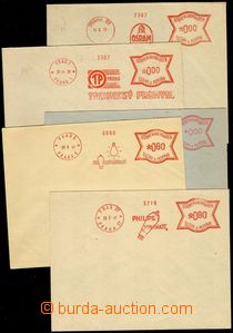 77052 - 1939-44 comp. 11 pcs of envelopes with meter stmp Prague, fo