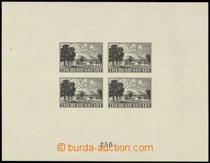 77369 -  Pof.PrA1b, promotional miniature sheet for Red Cross, black