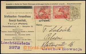 77828 - 1922 dopisnice Mi.P39, soukromý oboustranný přítisk, dof