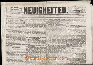 77834 - 1863 AUSTRIA  newspaper Neuigkeiten, Brno, 30. November 1863
