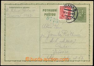 77953 - 1933 CPO2, Coat of arms, type I., sent as express and přifr