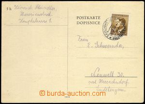 77975 - 1943 C.C. TEREZIN-THERESIENSTADT  pre-printed PC with thank 