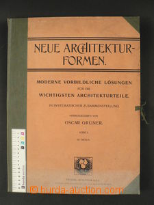 78059 - 1900? Neue Architektur - Formen, série I., Oscar Grüner, M
