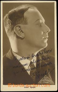 78323 - 1930 ŠPEJBL Josef, český herec, podpis s věnováním, ne