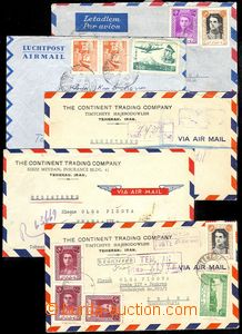 78388 - 1946-49 sestava 13ks Let-dopisů do ČSR, z toho 3ks jako R,