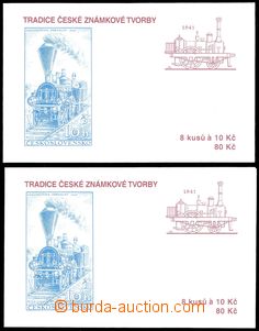 78792 - 2008 comp. 2 pcs of, stamp-booklet Stamp Production, 8x10Kč