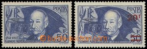 78839 - 1938-40 Mi.425, 495, Clément Ader + s přetiskem, sestava 2