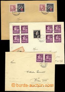 78869 - 1941-45 sestava 10ks dopisů do Vídně, 8x R-dopisy, 1x R+E
