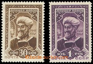 78899 - 1942 Mi.827-8, Navoi, luxusní, kat. 55€