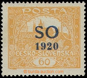 79149 -  Pof.SO14A, 60h žlutooranžová modrý přetisk, zk. Mr., k