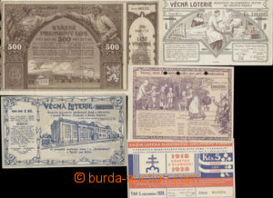 79331 - 1921-38 CZECHOSLOVAKIA 1918-39  comp. 5 pcs of tickets, Stat