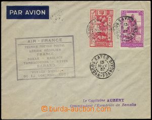 79440 - 1937 airmail letter franked with. special stamp. 40c + 1,25F